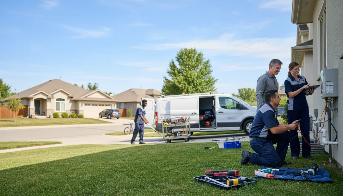 Tankless water heater service in Lecompte, LA